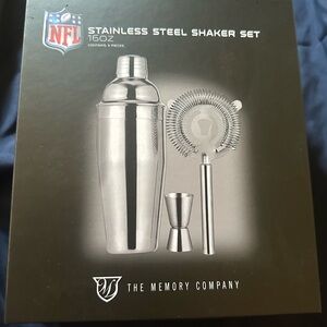 Miami Dolphins NFL Stainless Steel Shaker Set